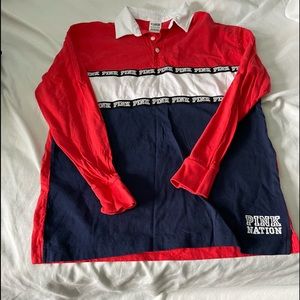 VICTORIAS SECRET PINK long sleeve tee sz XS-S